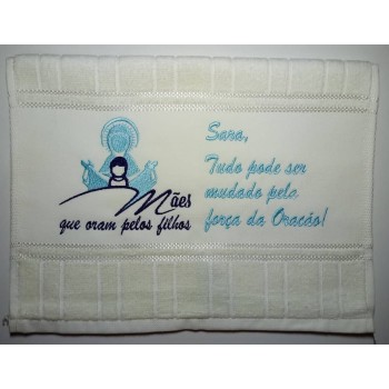 TOALHA DE BOCA MÃES QUEM ORAM PELOS FILHOS